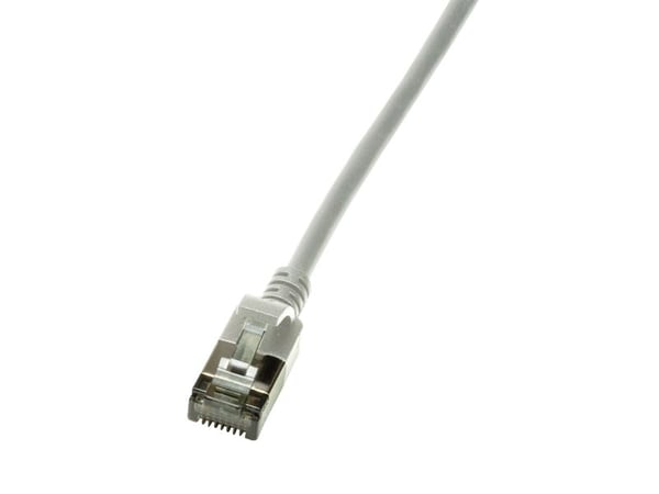 LogiLink SlimLine - Koblingskabel - RJ-45 (hann) til RJ-45 (hann) - 3 m - SSTP, PiMF - CAT 6a - med støvel, halogenfri, formstøpt, uten hindringer ...