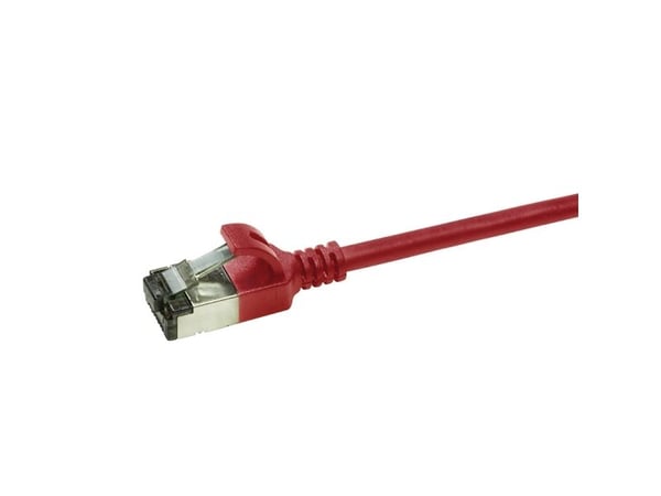 LogiLink SlimLine - Koblingskabel - RJ-45 (hann) til RJ-45 (hann) - 3 m - SSTP, PiMF - CAT 6a - med støvel, halogenfri, formstøpt, uten hindringer ...