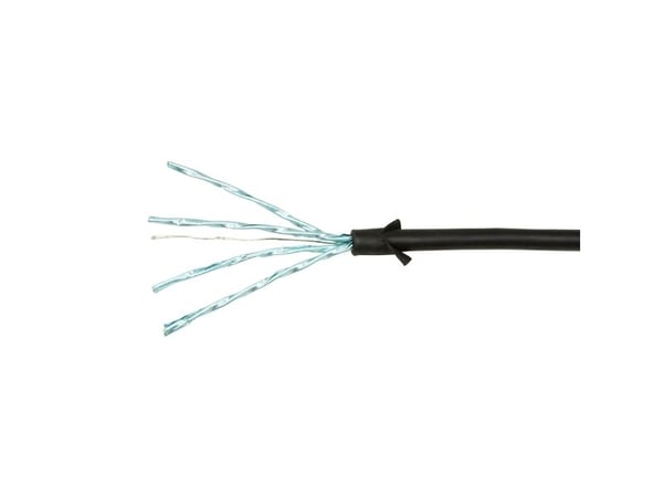 LogiLink SlimLine - Patch-kabel - RJ-45 (hane) till RJ-45 (hane) - 5 m - SSTP, PiMF - CAT 6a - startad, halogenfri, formpressad, hakfri - svart, RA...