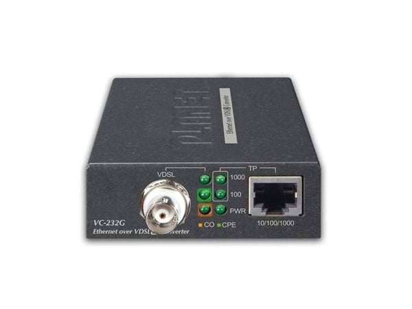 PLANET VC-232G koaksialkonverter 300 Mbit/s, 1-port 1000Base-T, 1400 m