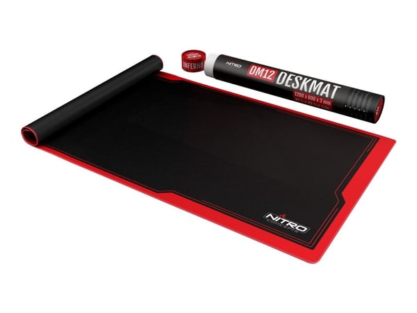 Nitro Concepts Deskmat DM12 - Tastatur og musepute - infernorød