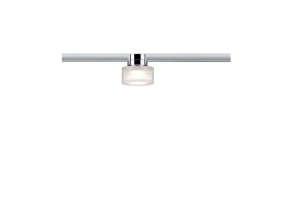 Paulmann 955.02, Kiskospotti, 1 lamppu(a), LED, 2700 K, 400 lm, Kromi, Läpinäkyvä, Valkoinen