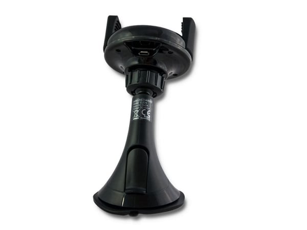 Qoltec 51226, Auto, USB, 5 V, Langaton lataaminen, Musta