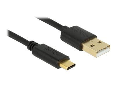 Delock - USB-kabel - USB (hann) til USB-C (hann) - USB 2.0 - 3 A - 4 m - svart