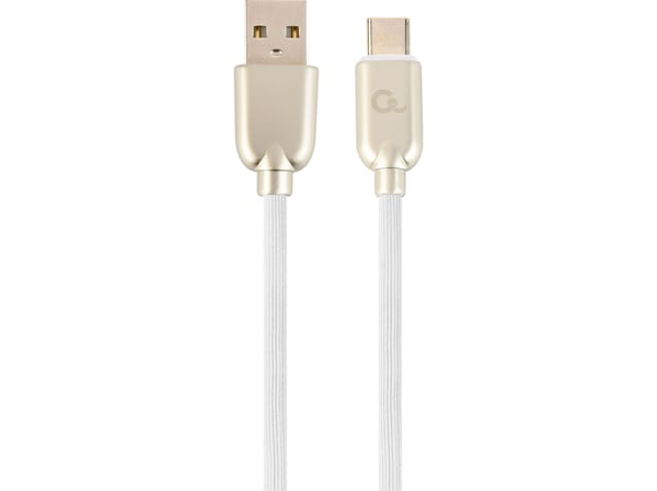 Cablexpert Premium - USB-kabel - USB-C (hann) til USB (hann) - USB 2.0 - 2.1 A - 2 m - hvit