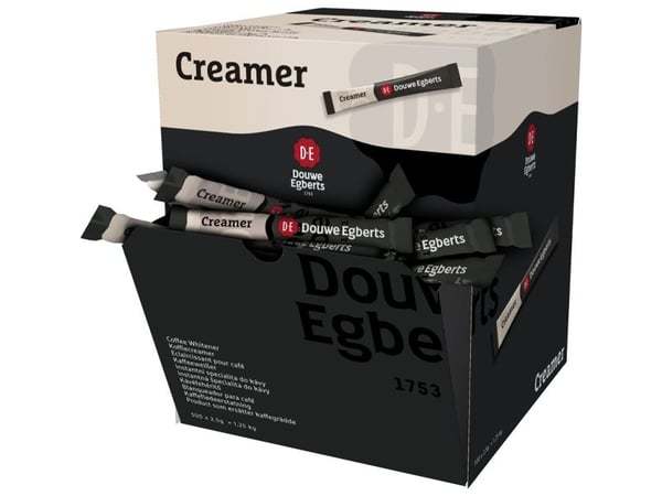 Kaffemælk Douwe Egberts Creamer sticks á 2.5g (karton á 500 stk.)