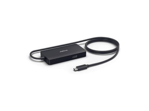 Jabra PanaCast USB Hub - Dokkingstasjon - USB-C - HDMI, VGA - 45 watt - Europa