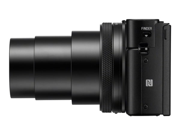 Sony Cyber-shot DSC-RX100 VII - Digitalkamera - kompakt - 20.1 MP - 4 K / 30 fps - 8x optisk zoom - ZEISS - Wi-Fi, NFC, Bluetooth - svart