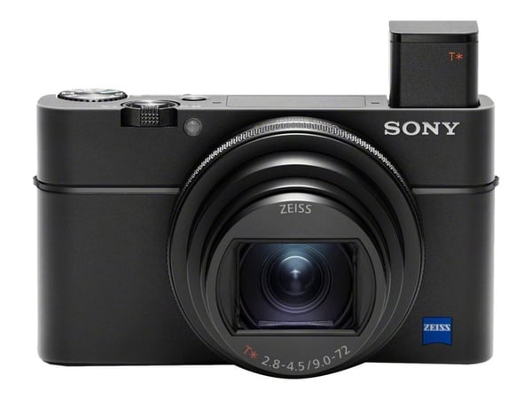 Sony Cyber-shot DSC-RX100 VII - Digikamera - kompakt - 20,1 MP - 4K / 30 fps - 8x optinen zoom - ZEISS - Wi-Fi, NFC, Bluetooth - lajittelu