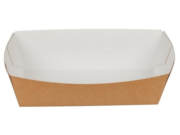 Bakke, ABENA Gastro, 15,2x8,2x4,3cm, brun, pap, konisk - (6 stk.)
