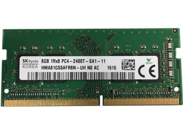 SK Hynix HMA81GS6AFR8N-UH 8GB DDR4 2133MHz PC4-17000 SODIMM, 8GB, 1 x 8GB, DDR4, 2400 MHz, 260-pin SO-DIMM, Grønn