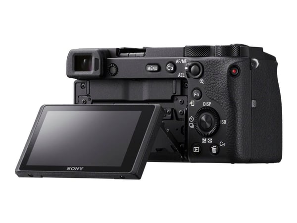 Sony a ILCE6600B, 24,2 MP, 6000 x 4000 pikseliä, CMOS, 4K Ultra HD, Kosketusnäyttö, Musta