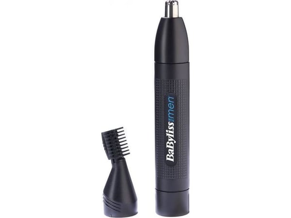 BaByliss MEN E652E Nose and Ear Hair Trimmer with Eyebrow Attachment