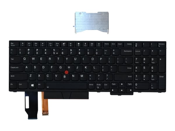Lite-On - Erstatningstastatur for bærbar PC - med Trackpoint - bakbelysning - QWERTY - USA - FRU