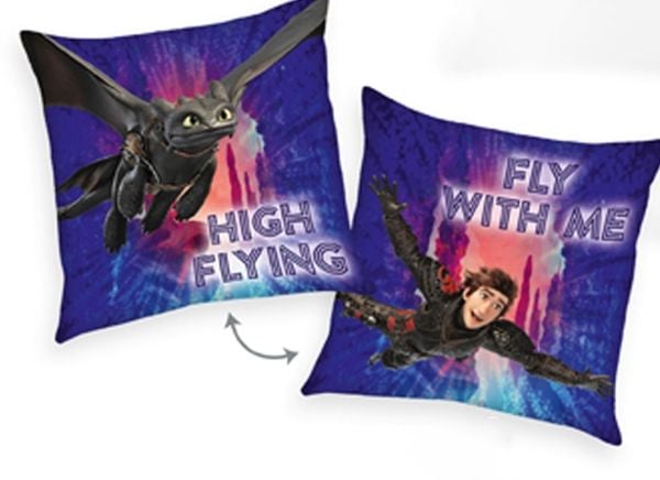 Sådan træner du din drage ''BEST FLYING FRIENDS'' Pude