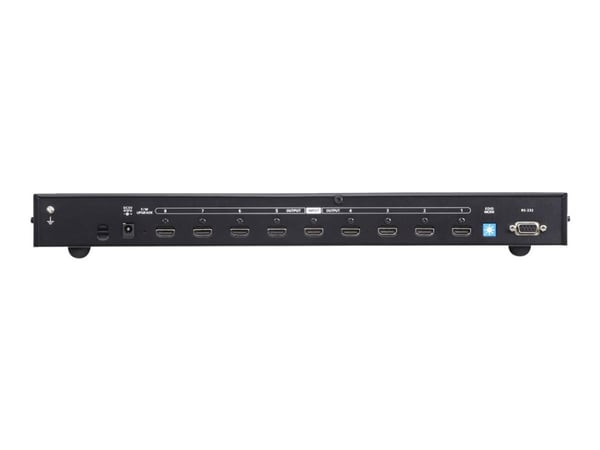 ATEN VanCryst VS0108HB - Video/lyd-splitter - 8 x HDMI - stasjonær, rackmonterbar