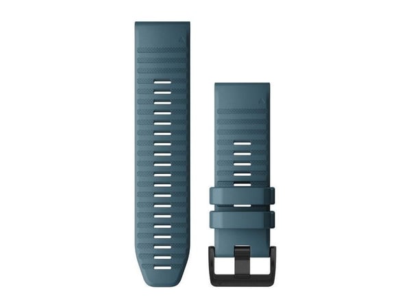 Garmin QuickFit - Klokkestropp for smart armbåndsur - innsjøblå - for fenix 5X Plus; fenix 6X Pro, Pro Solar, Sapphire; Tactix Delta, Delta - Solar...