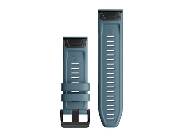Garmin QuickFit - Klokkestropp for smart armbåndsur - innsjøblå - for fenix 5X Plus; fenix 6X Pro, Pro Solar, Sapphire; Tactix Delta, Delta - Solar...
