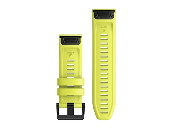Garmin QuickFit - Klokkestropp for smart armbåndsur - amp-gul - for fenix 5X Plus; fenix 6X Pro, Pro Solar, Sapphire; Tactix Delta, Delta - Solar E...