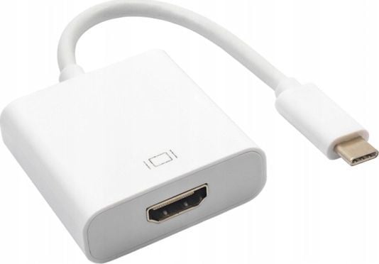Akyga - Video adapter - USB-C hann til HDMI hunn - 15 cm - 4K-støtte