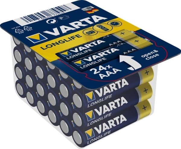 Varta Longlife 4103 - Batteri 24 x AAA - Alkalisk