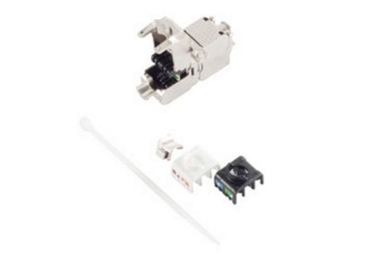 S-Conn BS08-10002, Flat, Sølv, RJ-45, 26/22 S-Conn BS08-10002, Flat, Sølv, RJ-45, 26/22