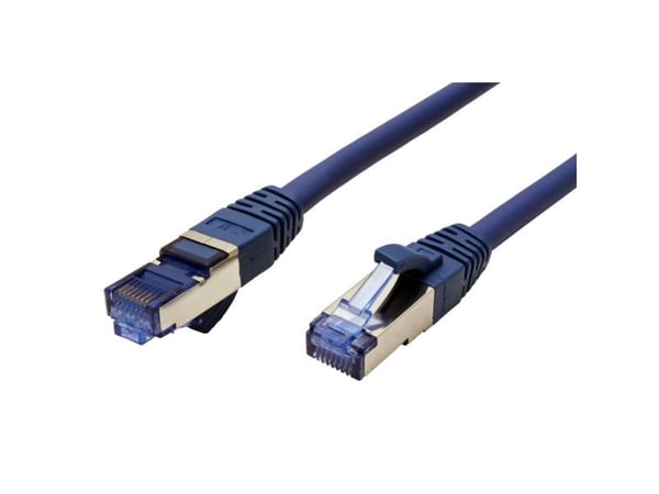 VALUE 21.99.1954, 0,3 m, Cat6a, S/FTP (S-STP), RJ-45, RJ-45, Blå