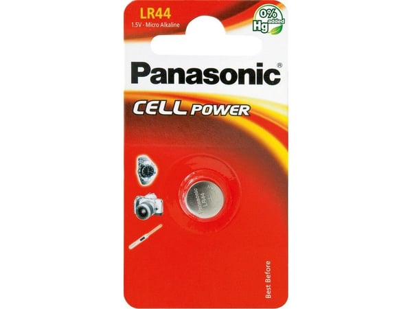 Panasonic LR44L/1BP - Batteri LR44 - alkaliskt - 120 mAh
