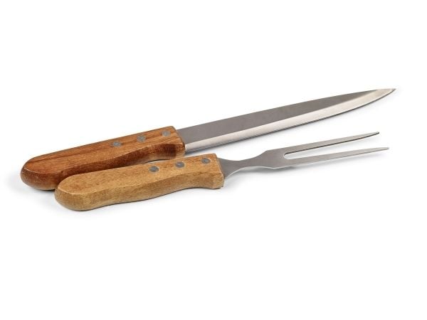 bercato Trancherset By Bercato - K: 33cm/ G: 26,5cm - Rostfritt stål, Acaciaträ