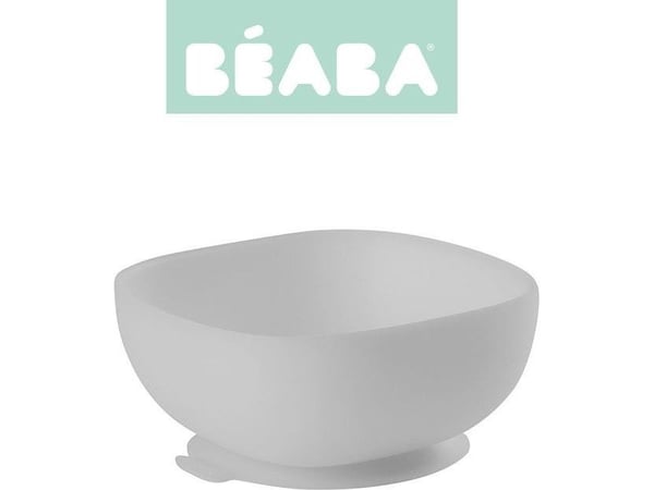 BEABA silikon bunnplate til tallerken, PEBBLE