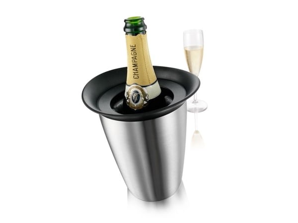 Vacu Vin Active Cooler Champagne Elegant, Glass Flaske, Vin, Rustfritt stål, Monokromatisk, 5 min, 1 stykker
