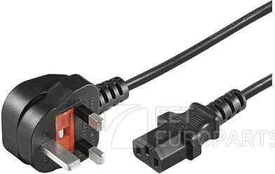 Microconnect PE090405, 0,5 m, Virtapistoke tyyppi G, C13 liitin, H05VV-F, 250 V, 10 A