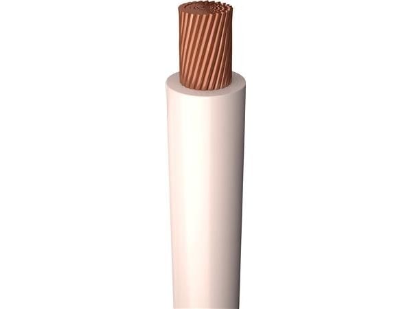 Monteringskabel H05Z-K HF 90 1x1 vit SP200 300/500V - (200 meter)
