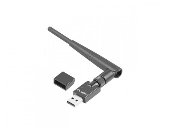 Lanberg NC-0150-WE - Nettverksadapter - USB 2.0 - 802.11b/g/n