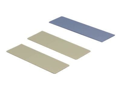Delock Heat Sink flat 70 mm for M.2 module - Fasttilstands-drevvarmelegeme - svart
