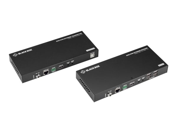 Black Box KVM-Extender 4K@60Hz, HDMI, USB 2.0, CAT5e/6/6A - KVM / lyd / seriell / USB-svitsj - CATx - USB - opp til 100 m