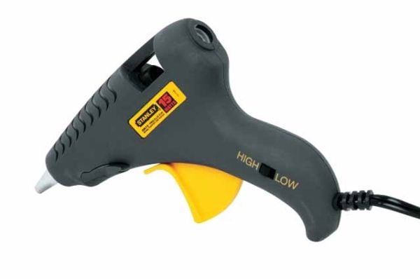 Stanley DualMelt, Limpistol, Svart, Gul, 7 mm, 15 W, 30 mm, 120 mm