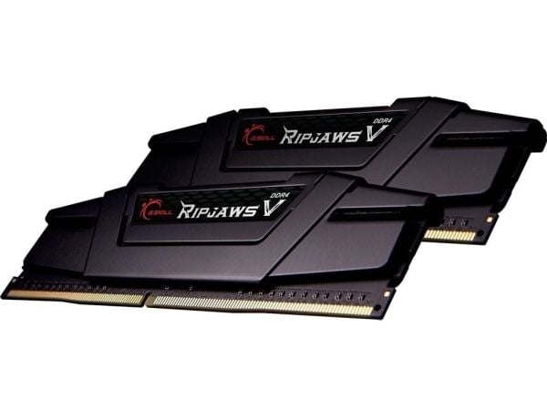 G.Skill Ripjaws V - DDR4 - sett - 16 GB: 2 x 8 GB - DIMM 288-pin - 3600 MT/s / PC4-28800 - CL16 - 1.35 V - ikke-bufret - ikke-ECC - klassisk svart