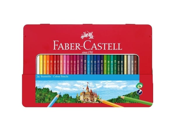 Faber-Castell 115886, Beige, Svart, Blå, Bronse, Brun, Grønn, Flerfarget, Rosa, Hvit, Gult, 1 stykker
