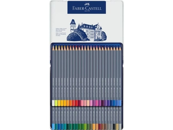 Faber-Castell GOLDFABER Aqua - Vannfargeblyant - assorterte farger (en pakke 48)