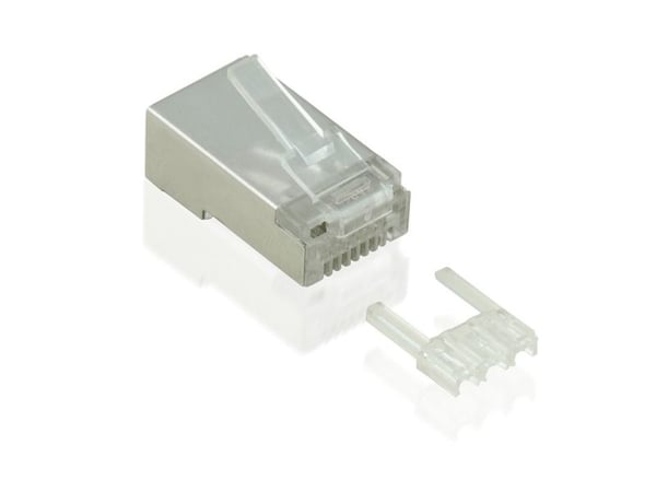 Value 21.99.3065, RJ-45, Metallisk, Gjennomsiktig, Cat6, 100 stykker