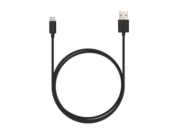 Veho Pebble - USB-kabel - USB-type A (hann) til USB-C (hann) - USB 3.0 - 1 m - svart