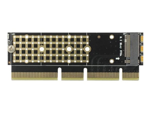 DeLOCK 90303, PCIe, M.2, PCIe 3.0, Musta, PC, Kiina