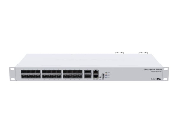 MikroTik Cloud Router Switch CRS326-24S+2Q+RM - Kytkin - L3 - Administreret - 24 x 10 Gigabit SFP+ + 2 x 40 Gigabit QSFP+ - monterbar på stativ - A...
