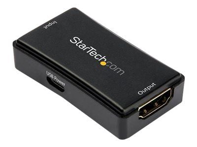 Startech 45ft / 14m HDMI Signal Booster - 4K 60Hz - USB Powered - HDMI Inline Repeater & Amplifier - 7.1 Audio Support (HDBOOST4K2) - Video/lyd-for...