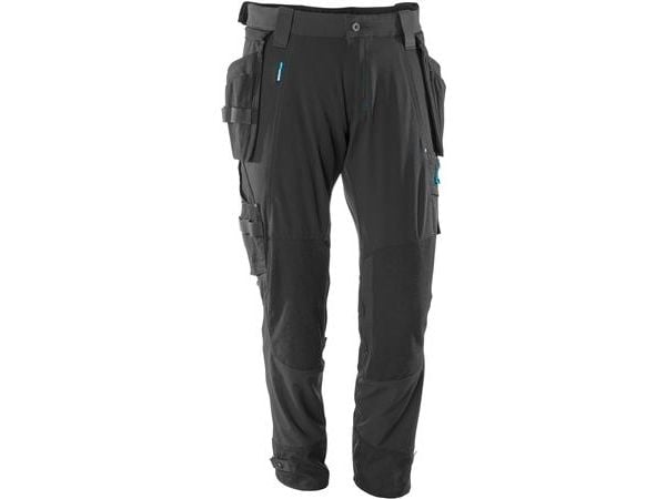 MASCOT 17031-311-09, Bukser, Alle kjønn, Sort, Elastan, Nylon, 235 g/m², 8%