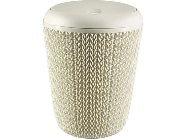 Avfallsbøtte Curver, svingbart lokk, 6 L krem (235057)