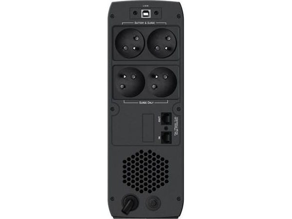 PowerWalker VI 800 CSW FR - UPS - AC 170 - 280 V - 480 Watt - 800 VA - 9 At - USB - utgangskontakter: 4
