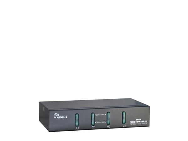 Argus KVM-AS-41DA - KVM / lydsvitsj - 4 x KVM/lyd - stasjonær