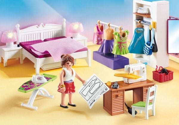 Playmobil Dollhouse 70208, Makuuhuone, 4 vuosi/vuosia, AAA, Monivärinen, Muovi